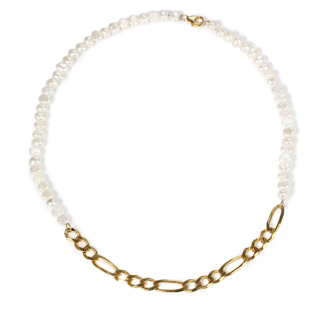 925 Sterling Silver Pearl Fashion Necklace