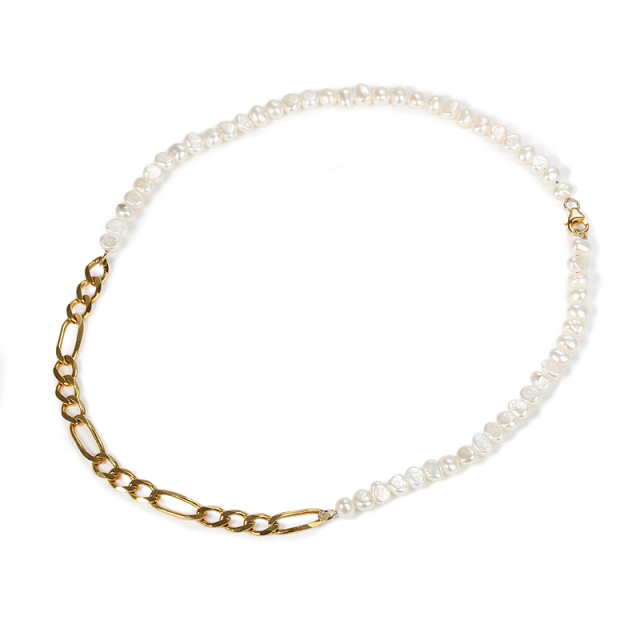 925 Sterling Silver Pearl Fashion Necklace