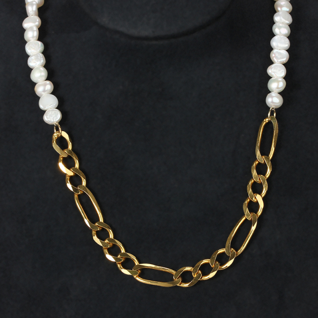 925 Sterling Silver Pearl Fashion Necklace