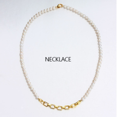 925 Sterling Silver Pearl Necklace