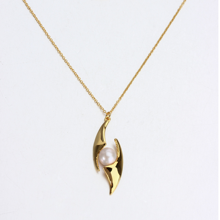 925 Sterling Silver Freshwater Pearl Necklace For Women