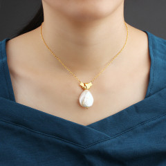 925 Sterling Silver Freshwater Baroque Pearl Jewelry Making