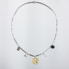 925 Sterling Silver Long Link Chain Necklace