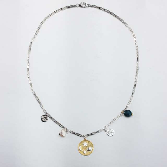 925 Sterling Silver Long Link Chain Necklace