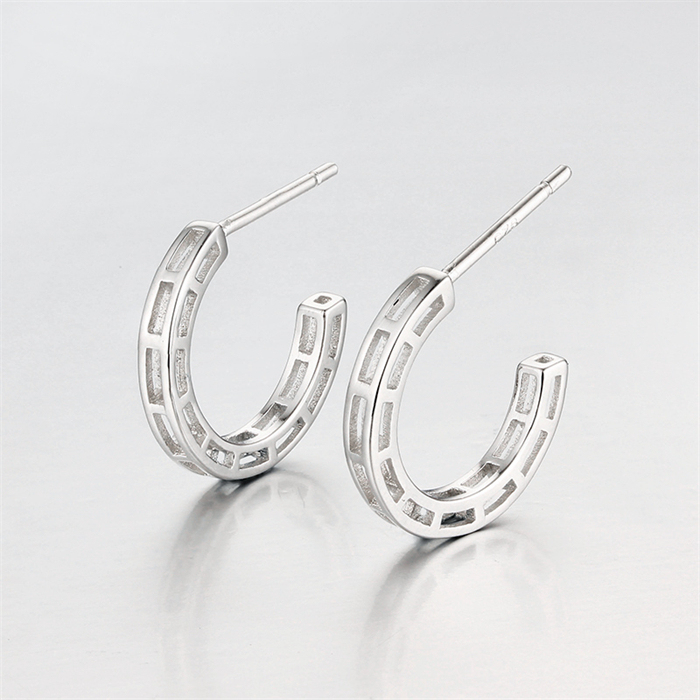 925 Sterling Silver Earring Jewelry With Cubic Zirconia