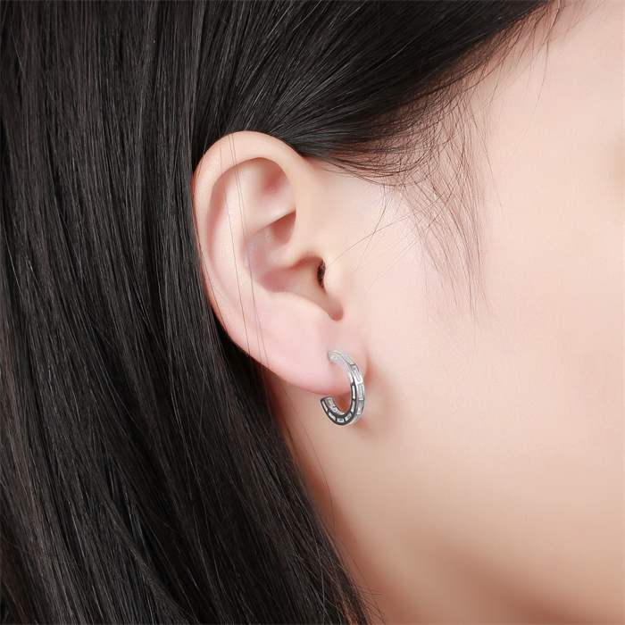 925 Sterling Silver Earring Jewelry With Cubic Zirconia