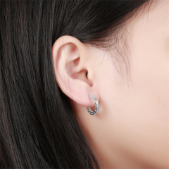 925 Sterling Silver Earring Jewelry With Cubic Zirconia