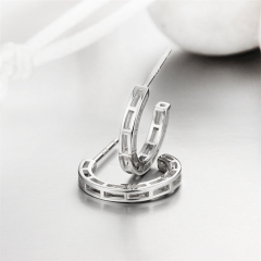 925 Sterling Silver Earring Jewelry With Cubic Zirconia