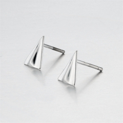 925 Sterling Silver Triangle Stud Earrings Online