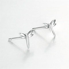 925 Sterling Silver Dragonfly Stud Earrings