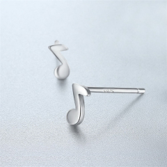 925 Sterling Silver Misic Stud Earrings Wholesale