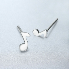 925 Sterling Silver Misic Stud Earrings Wholesale