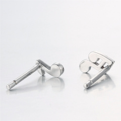 925 Sterling Silver Musical Notes Stud Earrings