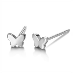 925 Sterling Silver Butterfly Stud Earrings
