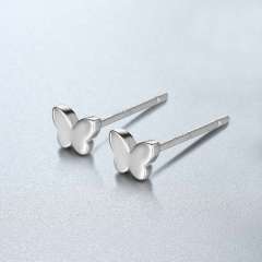 925 Sterling Silver Butterfly Stud Earrings