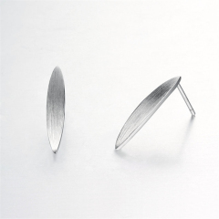 925 Sterling Silver Oval Stud Earrings