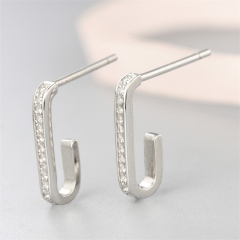 925 Sterling Silver Cubic Zirconia Stud Earrings