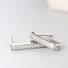 925 Sterling Silver Cubic Zirconia Stud Earrings