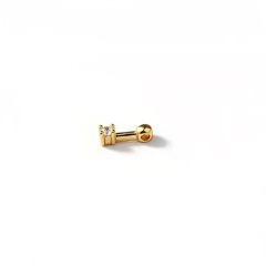 925 Sterling Silver CZ Charm for Beaded Jewelry