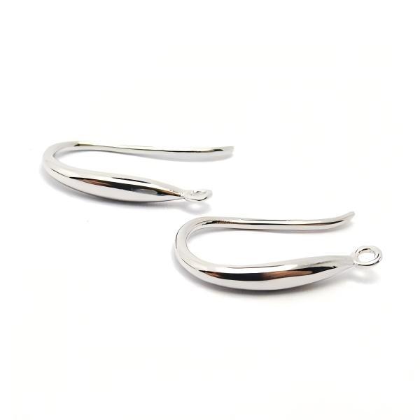 925 Sterling Silver Earrings Hook With Ring
