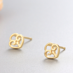 925 Sterling Silver Fancy Stud Earrings