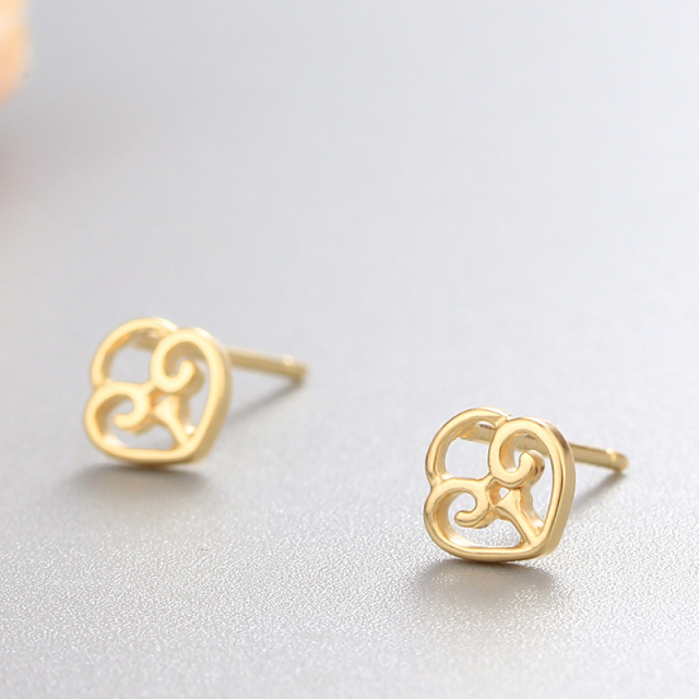 925 Sterling Silver Fancy Stud Earrings