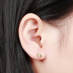 925 Sterling Silver Lovely Sheep Stud Earrings
