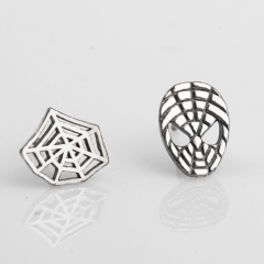 925 Sterling Silver Spiderman Cobweb Stud Earring Sets