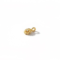 925 Sterling Silver Daisy Flower Charm