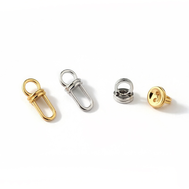 925 Sterling Silver U Shape Clasp Jewelry Findings