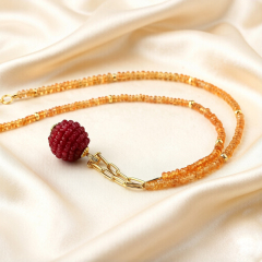 925 Sterling Silver Gemstone Necklace