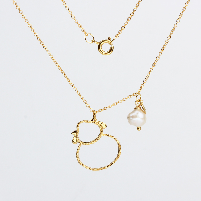 925 Sterling Silver Unique Hammer Surface Necklace