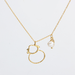 925 Sterling Silver Unique Hammer Surface Necklace