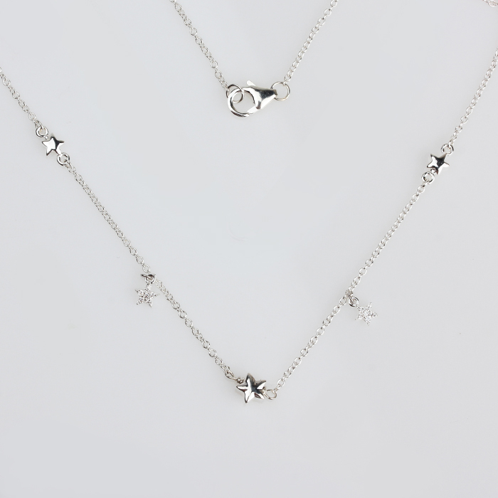 925 Sterling Silver Minimalism Star Necklace
