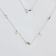 925 Sterling Silver Minimalism Star Necklace
