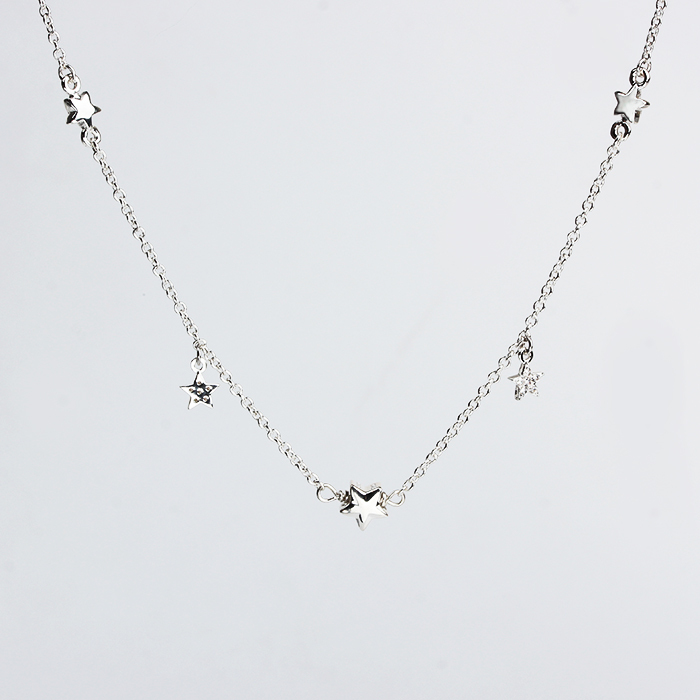 925 Sterling Silver Minimalism Star Necklace