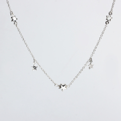 925 Sterling Silver Minimalism Star Necklace