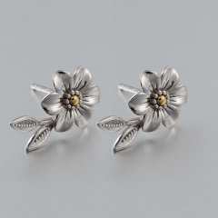 925 Sterling Silver Flower Stud Earrings
