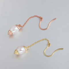 925 Silver Pearl Drop Earrings