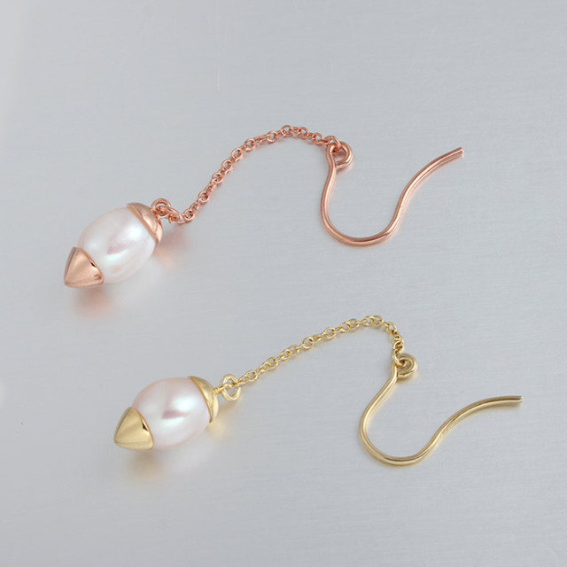 925 Silver Pearl Drop Earrings