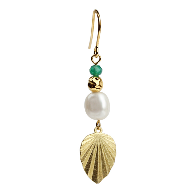 925 Sterling Silver Unique Pearl Design Earrings