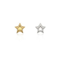 925 Sterling Silver Star Earrings