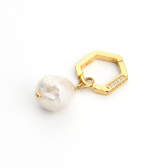 925 Sterling Silver Unique Fashion Gold Plated Chic Earrings
