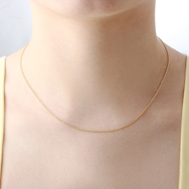 925 Sterling Silver Rope Chain Necklace