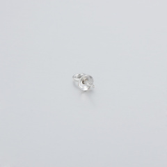 925 Sterling Silver Pearl Cup Peg Bail Pendant Clasps with Smooth Pin