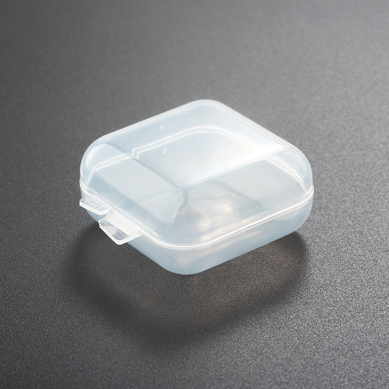 Square Transparent Plastic Jewelry Packaging Box--3.5CM