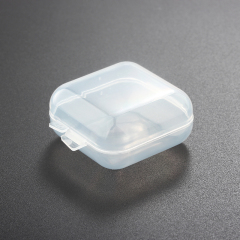 Square Transparent Plastic Jewelry Packaging Box--3.5CM