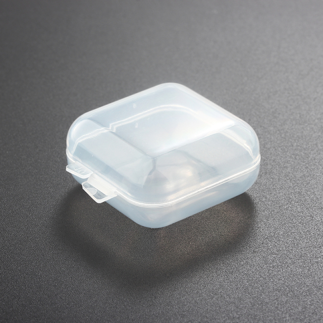 Square Transparent Plastic Jewelry Packaging Box--3.5CM