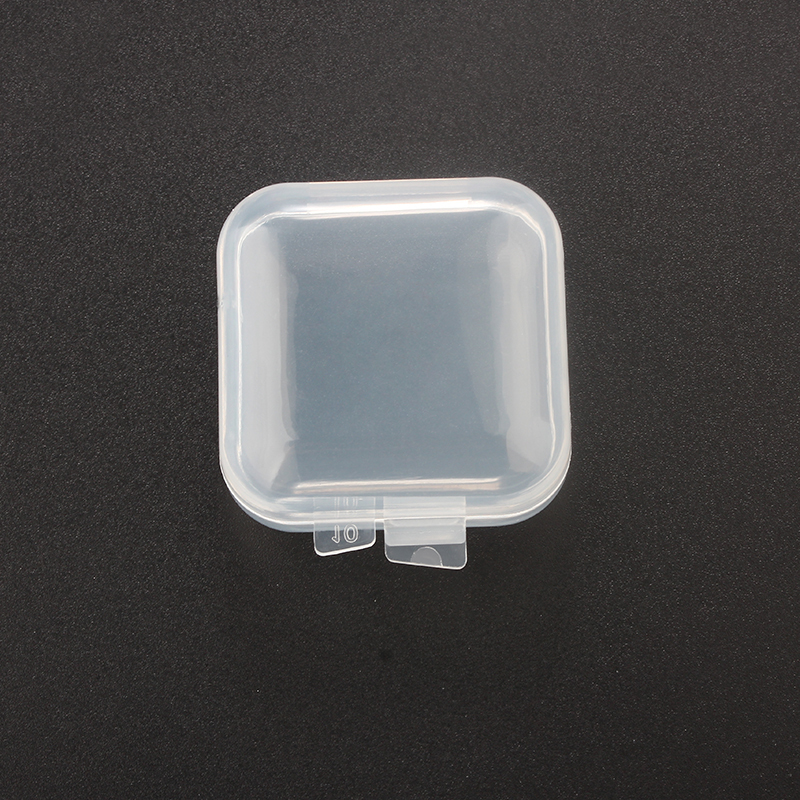 Square Transparent Plastic Jewelry Packaging Box--3.5CM