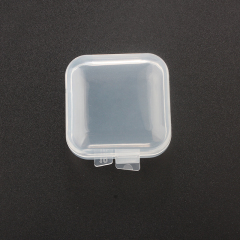 Square Transparent Plastic Jewelry Packaging Box--3.5CM